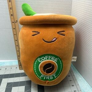 Cute Brown Coffee Plush Toy